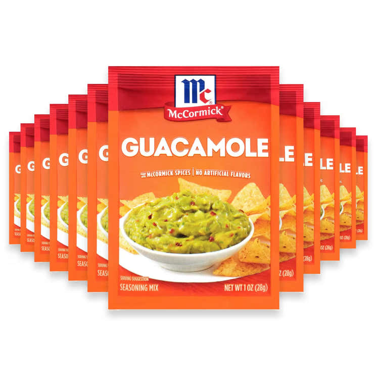 McCormick Guacamole Seasoning Mix - 1 oz - 12 Pack | McCormick - Pre Order