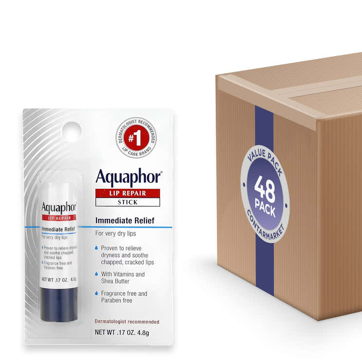 Aquaphor - Lip Repair Stick-Single Blister - 0.17 Oz - 48 Pack | Aquaphor - Pre Order