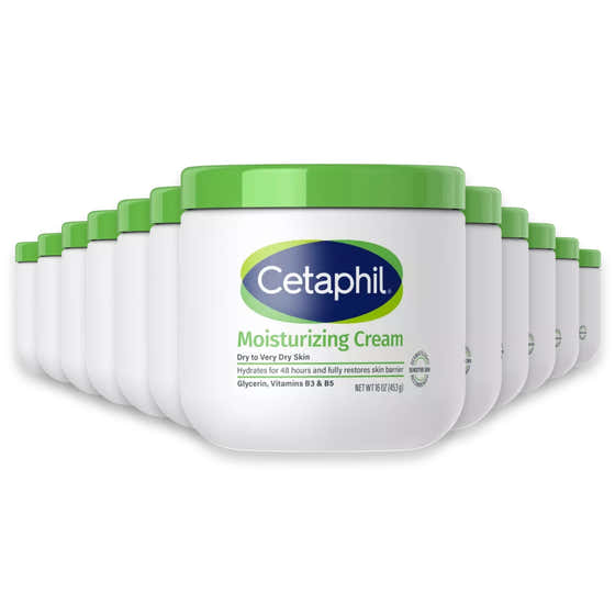 Cetaphil Moisturizing Cream, 16oz - 12 Pack | Cetaphil - cetaphil
