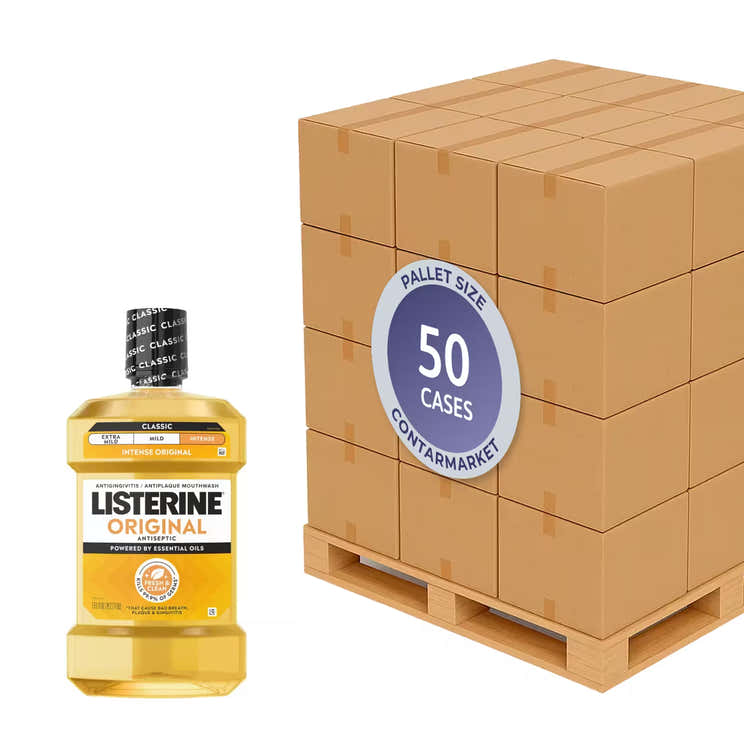 Listerine Oral Care Original – 50.7 fl oz – 6 Pack – 50 cases pallet | Listerine - Pallets
