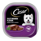 Cesar Classic Wet Dog Food Filet Mignon Flavor – 3.5 oz – 24 Pack