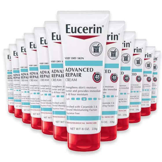 Eucerin Advanced Repair Cream - 8 oz - 12 Pack | Eucerin - Skincare