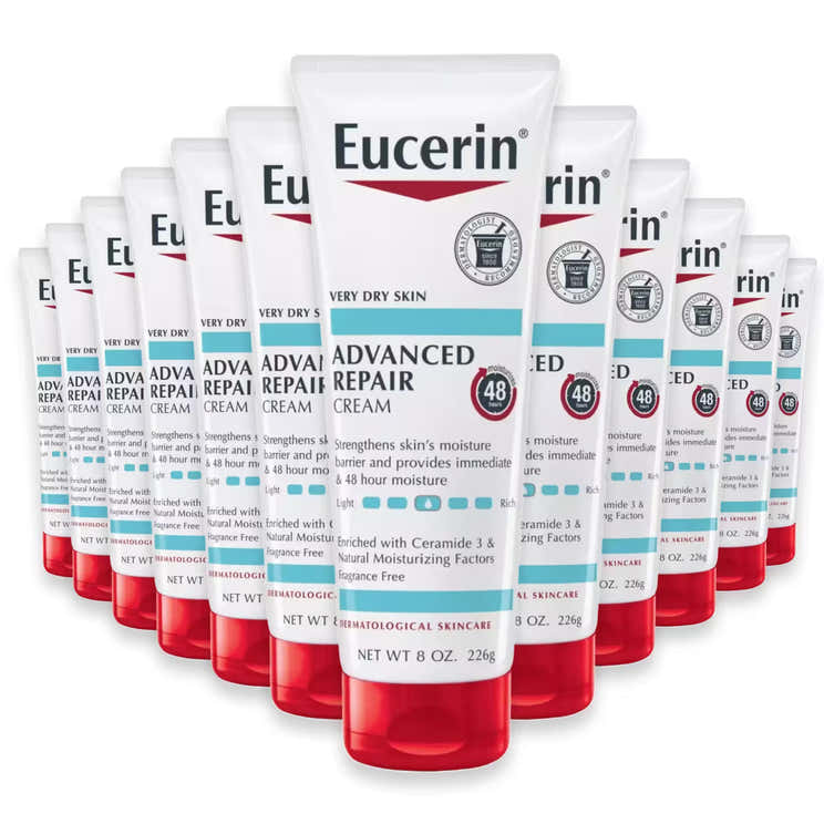 Eucerin Advanced Repair Cream - 8 oz - 12 Pack | Eucerin - Pre Order