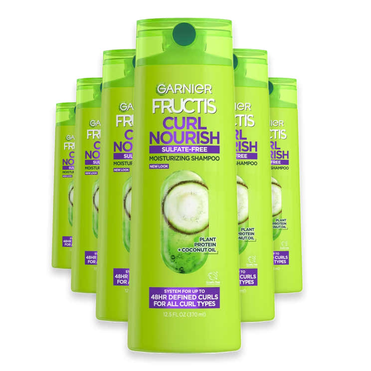 Garnier Fructis Curl Nourish Sulfate Free Shampoo 12.5 oz - 6 Pack | Garnier - Pre Order