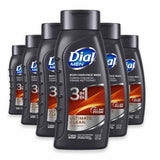 Dial Men Hair & Body Wash – 16 oz – 6 Pack