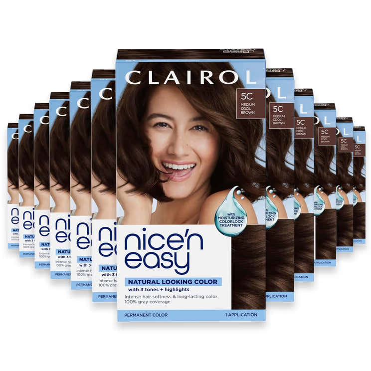 Clairol Nice’n Easy, 5C Medium Cool Brown - 12 Pack | Clairol - Pre Order