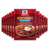 McCormick Seasoning Mix Chili, Less Sodium – 1.25 oz – 12 Pack
