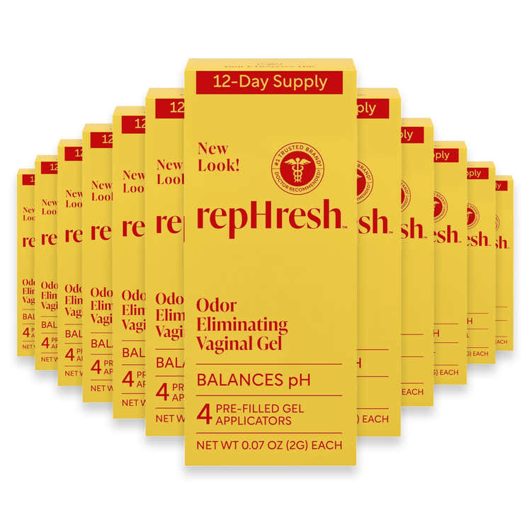 RepHresh Odor Eliminating Vaginal Gel, 4ct - 24 Pack | RepHresh - Pre Order