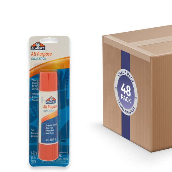 Elmer’s Glue Stick Jumbo – 0.77 oz - 48 Pack | Elmer's - School &amp; Office Supplies - Wholesale