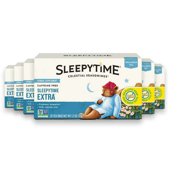 Celestial Seasonings - Sleepytime Extra Wellness Tea - 20 Ct - 6 Pack | Celestial Seasonings - Wholesale