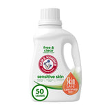 Arm & Hammer Sensitive Skin Free & Clear Liquid Laundry Detergent – 50 fl oz – 8 Pack - 50 cases pallet