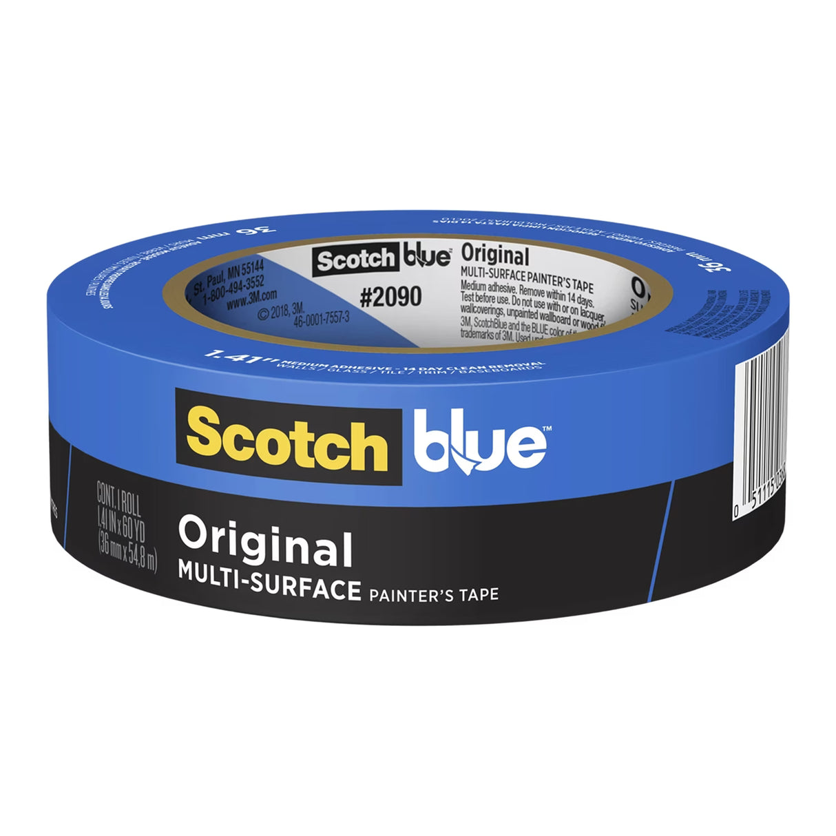 ScotchBlue Original Multi-Surface Blue Painter’s Tape 1.41 in - 24 Pack