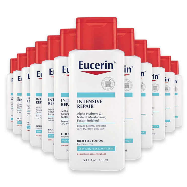 Eucerin Intensive Repair Body Lotion for Very Dry Skin, 5 oz - 12 Pack | Eucerin - Pre Order