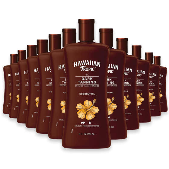 Hawaiian Tropic Dark Tanning Oil, 8oz - 12 Pack | Hawaiian Tropic - member5%