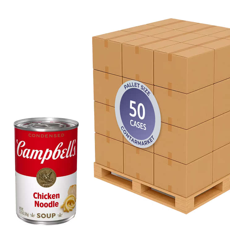 Campbell's Condensed Chicken Noodle Soup – 10.75 oz – 48 Pack - 50 cases pallet | Campbell's - Pallets