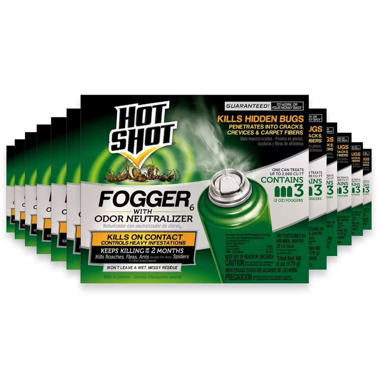 Hot Shot Flying Insect Killer Aerosol – 2 Oz – 12 Pack