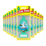 Little Trees Hanging Car Air Freshener, Bayside Breeze – 3 Ct – 96 Pack