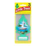 Little Trees Hanging Car Air Freshener, Bayside Breeze – 3 Ct – 96 Pack
