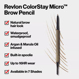 Revlon ColorStay Micro Brow Pencil, 840 Blonde, Waterproof, Up to 16Hr Wear - 72 Pack
