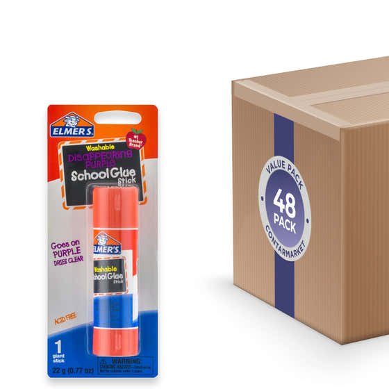 Elmer’s Washable Glue Stick Large – 0.77 oz - 48 Pack | Elmer's - School &amp; Office Supplies - Wholesale