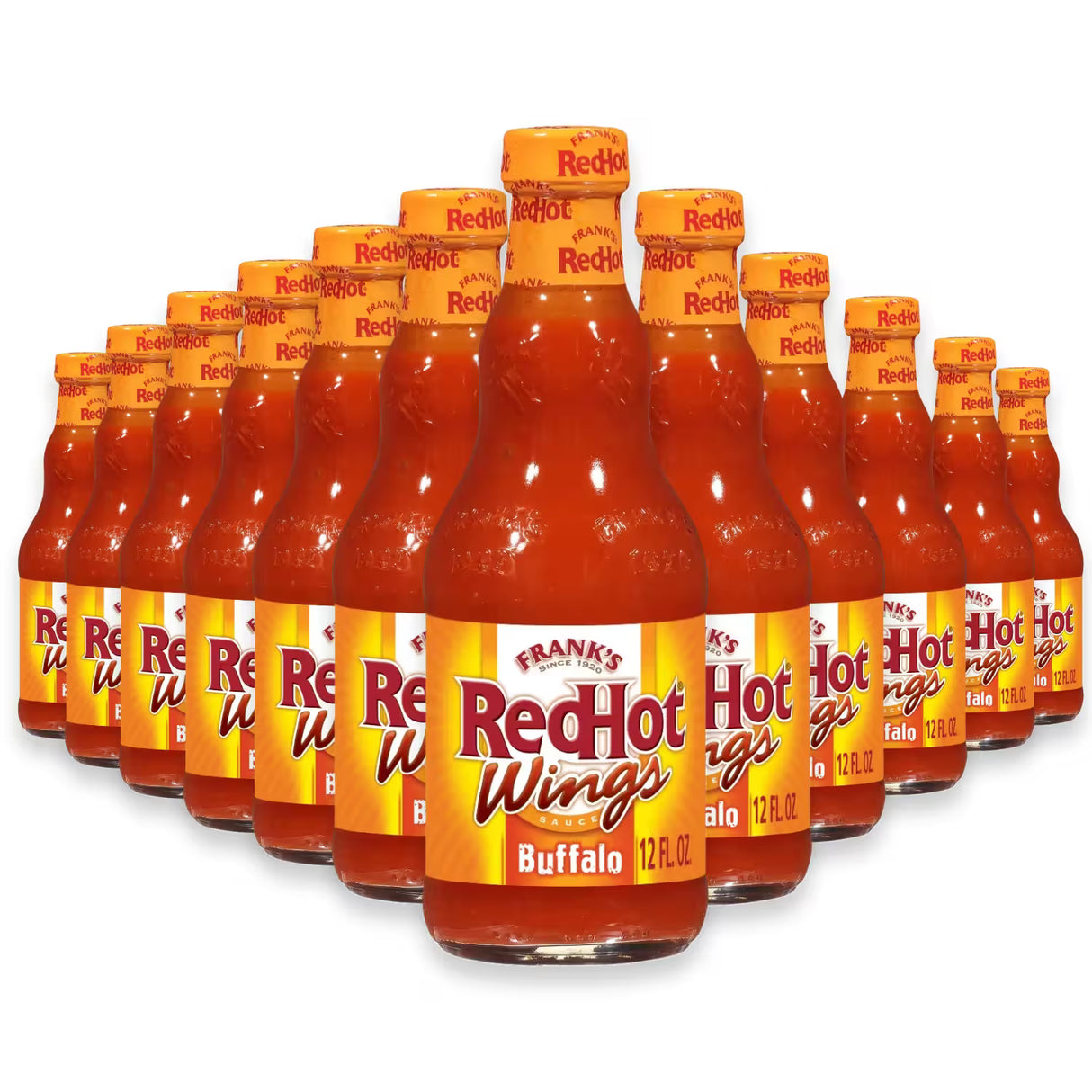 Frank's RedHot Buffalo Wings Sauce – 12 fl oz – 12 Pack