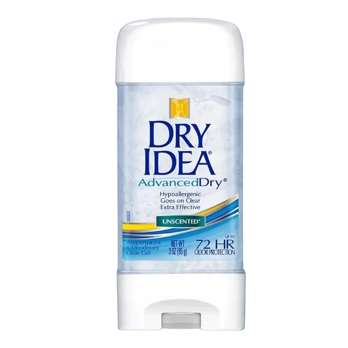 Dry Idea - Advanced Deodorant Gel, Unscented - 3 Oz - 12 Pack