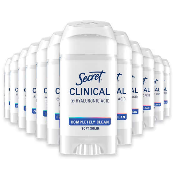 Secret Clinical Soft Solid Clean, Completely Clean - 2.6 oz - 12 Pack | Secret - member5%