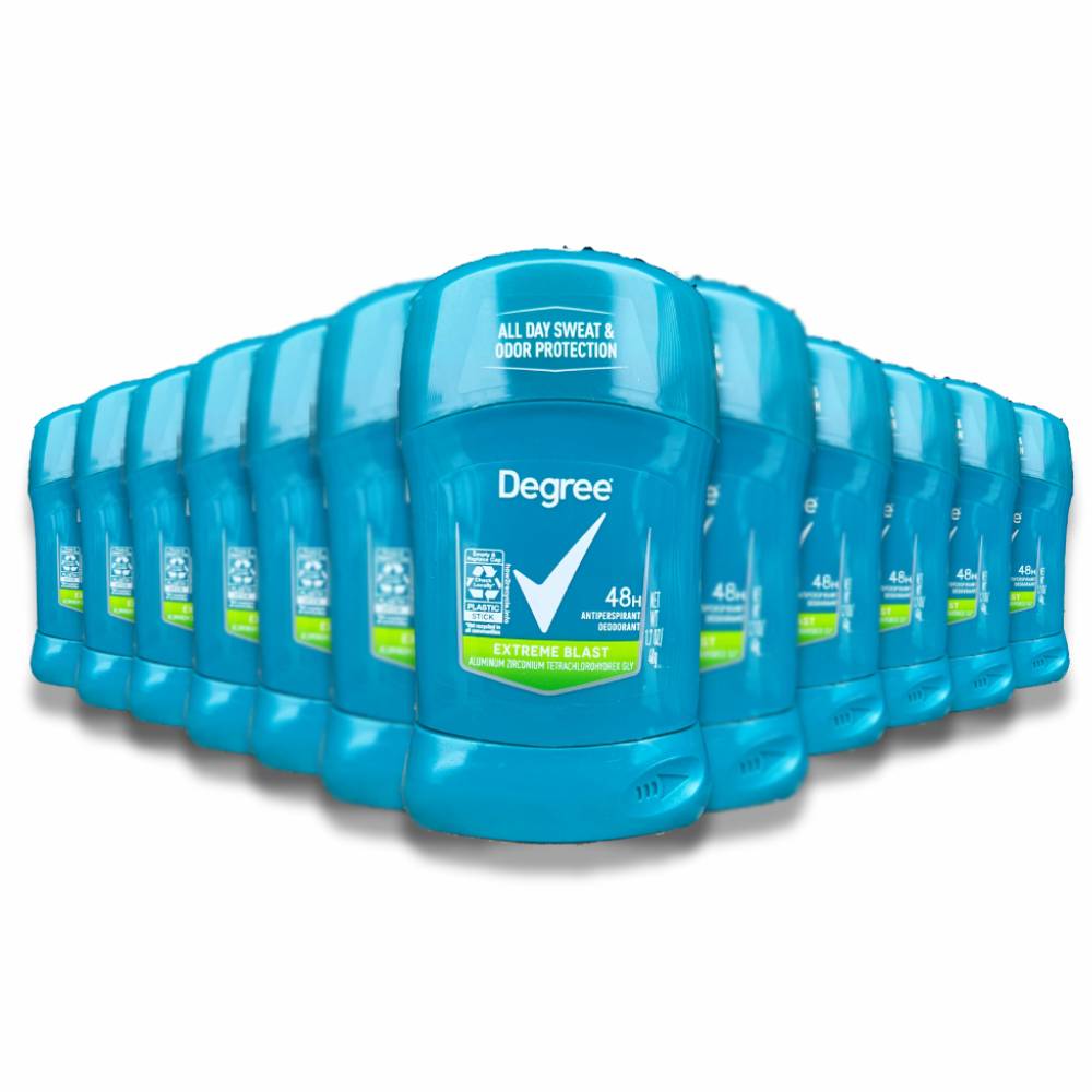 Degree Men Extreme Blast Antiperspirant Deodorant, 1.7 Oz - 12 Pack