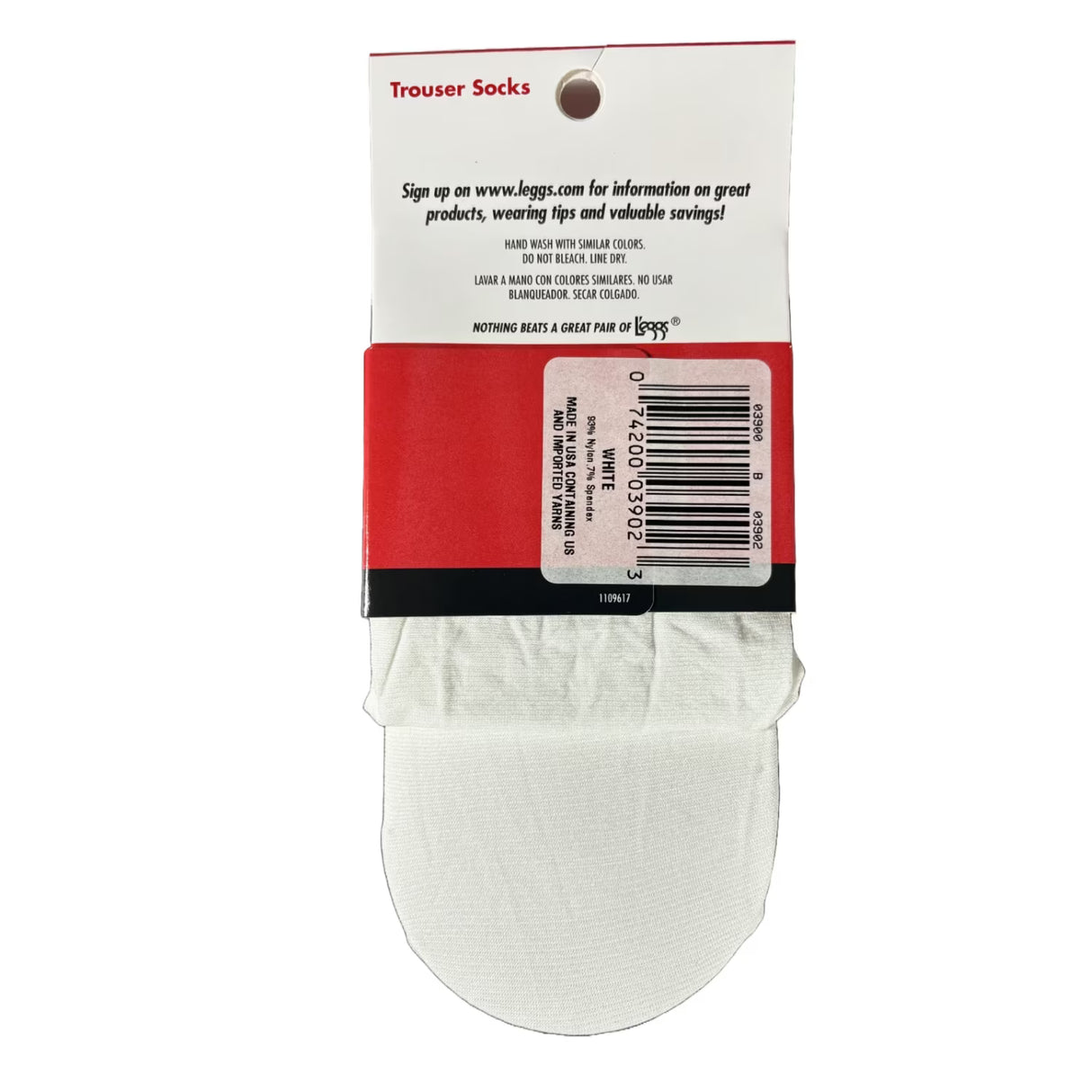 L'eggs - Trouser Socks, White - 72 Pack