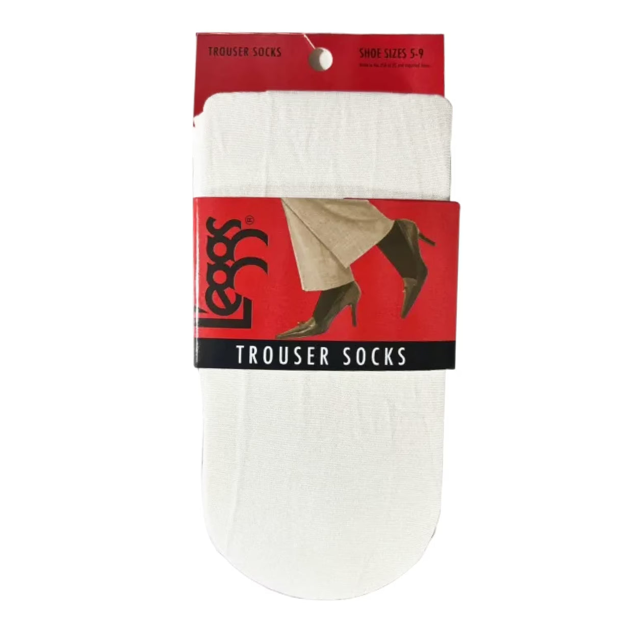 L'eggs - Trouser Socks, White - 72 Pack