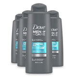 Dove Men+Care Hydrate 2-in-1 Shampoo & Conditioner 20.4 oz - 4 Pack