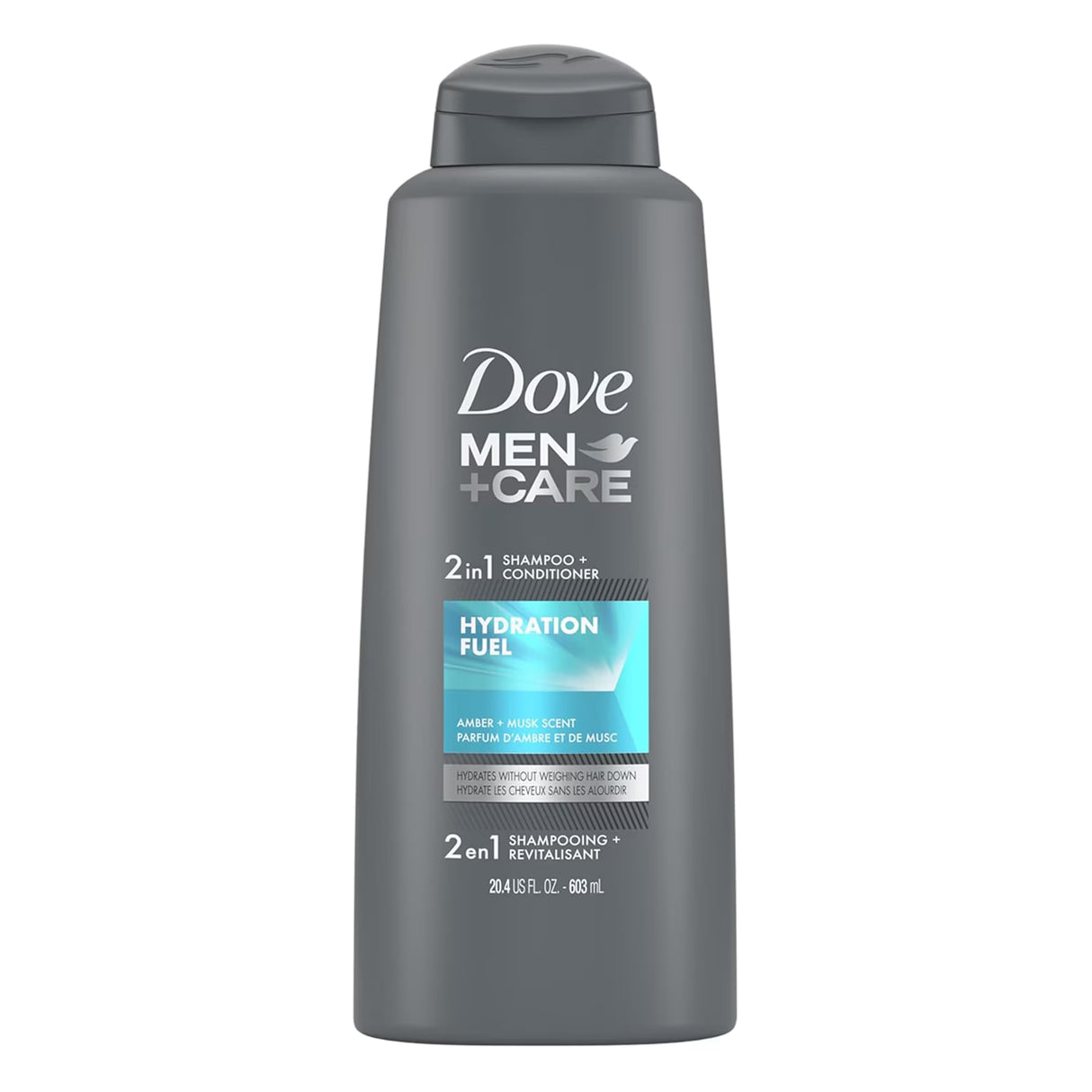 Dove Men+Care Hydrate 2-in-1 Shampoo & Conditioner 20.4 oz - 4 Pack