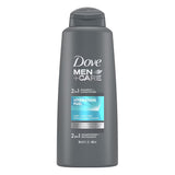 Dove Men+Care Hydrate 2-in-1 Shampoo & Conditioner 20.4 oz - 4 Pack
