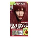 Garnier Nutrisse Ultra Color Permanent Hair Color Kit, #R3 Light Intense Auburn - 12 Pack