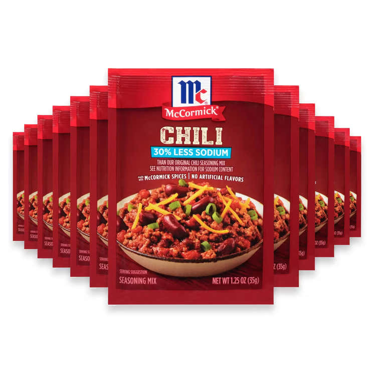 McCormick Seasoning Mix Chili – 1.25 oz – 12 Pack | McCormick - Pre Order