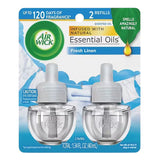 Air Wick Scented Oil Refill Fresh Linen – 2 Count – 6 Pack