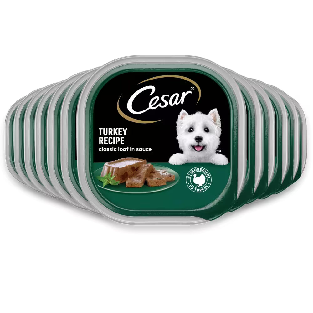 Cesar Turkey Flavor Wet Dog Food – 3.5 oz – 12 Pack