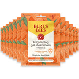 Burt's Bees Brightening Biocellulose Gel Face Mask – Single Use – 48 Pack