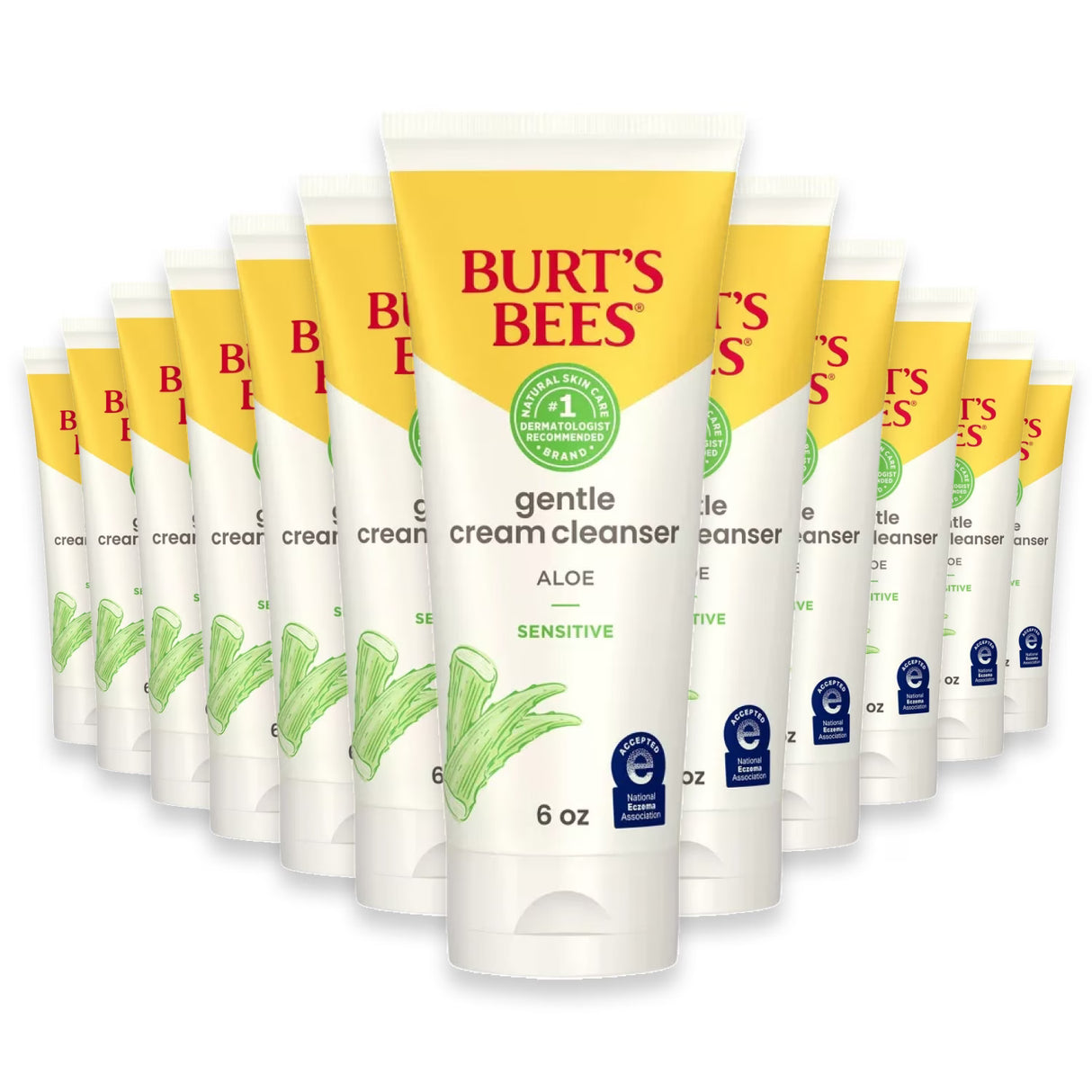 Burt’s Bees Sensitive Facial Cleanser – 6 oz – 18 Pack
