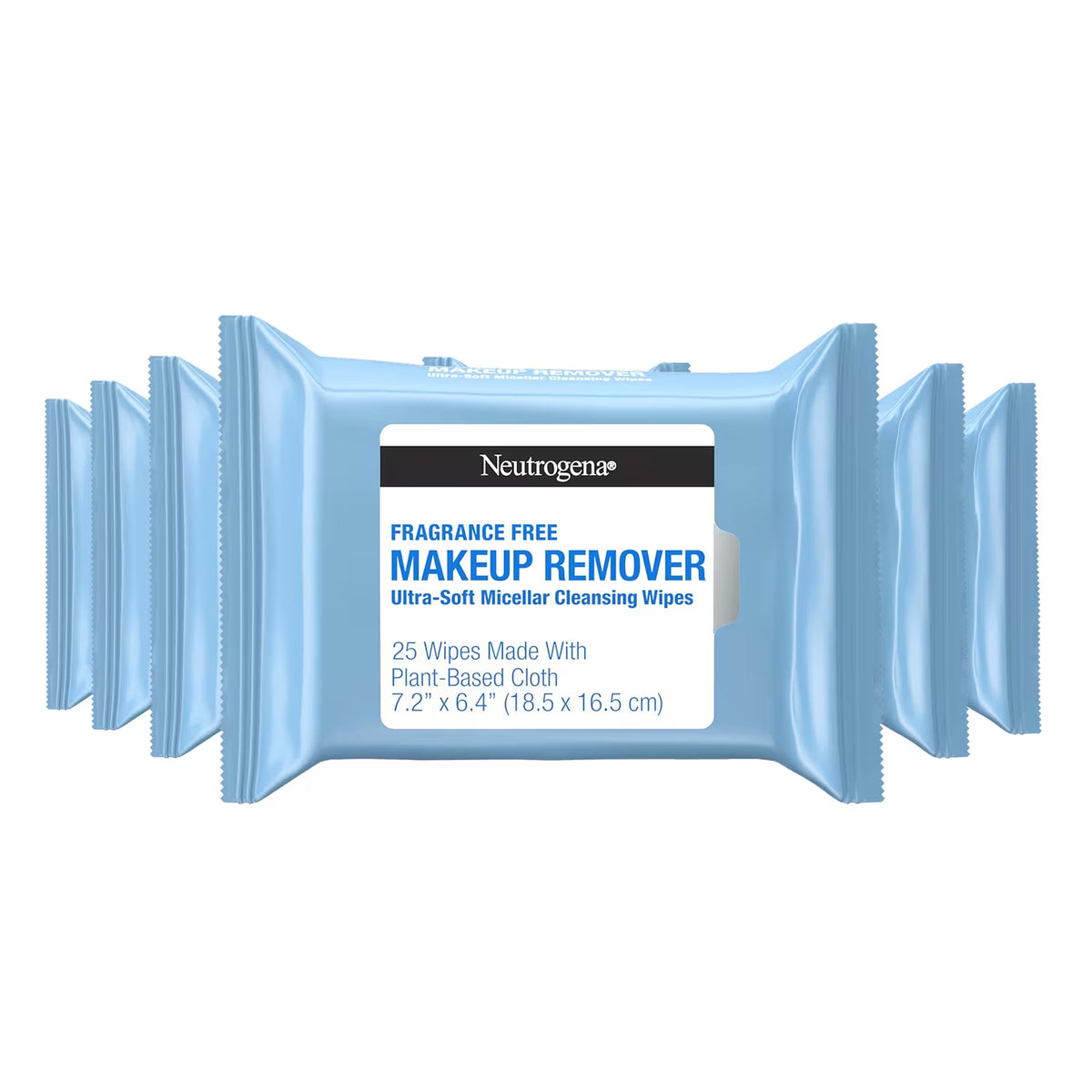 Neutrogena Fragrance-Free Makeup Remover Wipes 25ct - 6 Pack