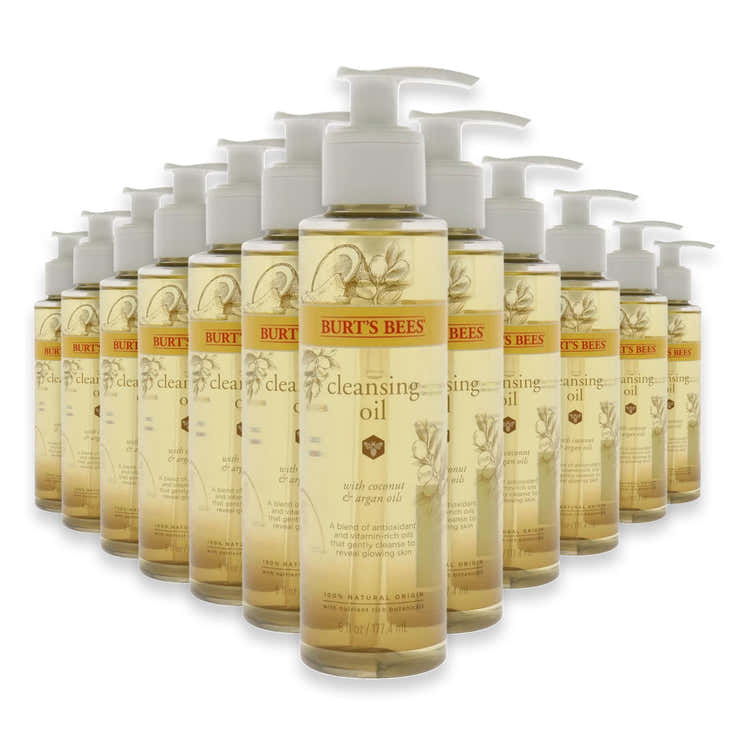 Burt's Bees Facial Cleansing Oil with Coconut &amp; Argan Oil 6 oz - 12 Pack | Burt's Bees - Pre Order