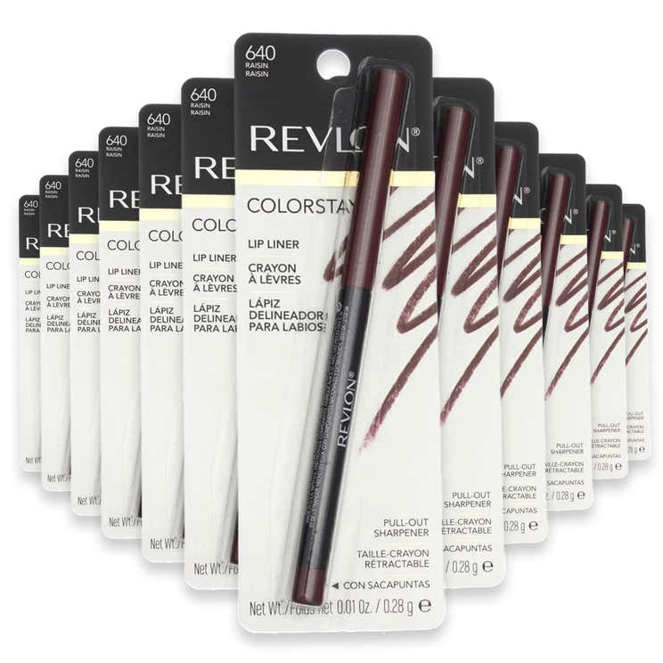 Revlon ColorStay Lip Liner,  Raisin 640 - 36 Pack | Revlon - Pre Order