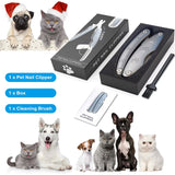 3-in-1 Pet Nail Clippers with Safety Guard