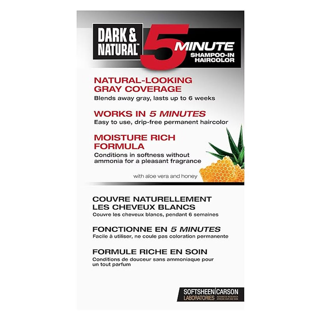 Dark & Natural Men’s Hair Color, Natural Black - 12 Pack
