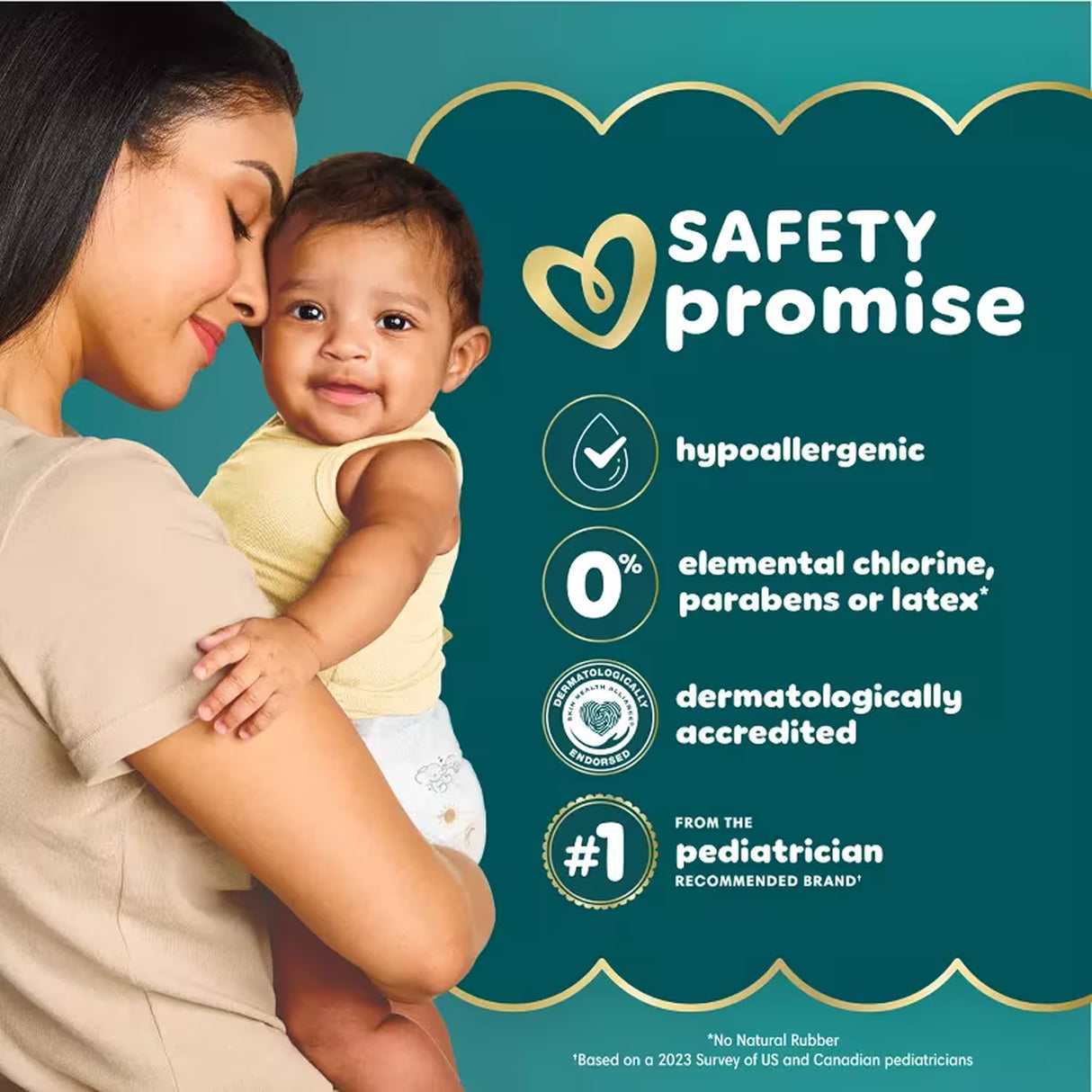 Pampers Swaddlers Sensitive Disposable Diapers, Size 2 - 84ct