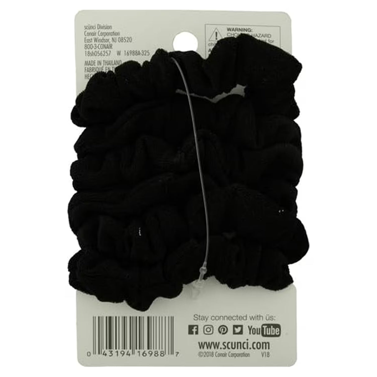 Scünci Twister Mini Therm Hair Clips 6 Count - 48 Pack