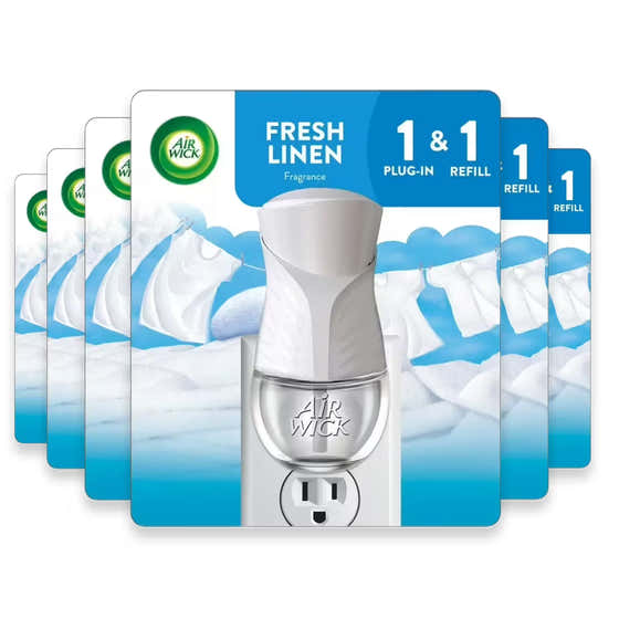 Air Wick Scented Oil Starter Kit Fresh Scent – 0.67 fl oz – 6 Pack | Air Wick - Household - Wholesale