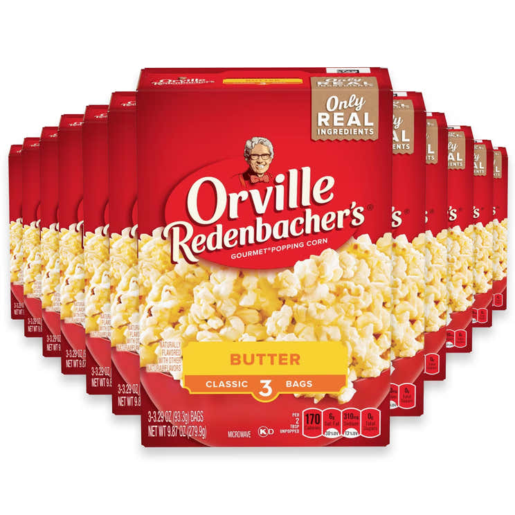 Orville Redenbacher’s Classic Butter - 3ct - 12 Pack | Orville - Pre Order