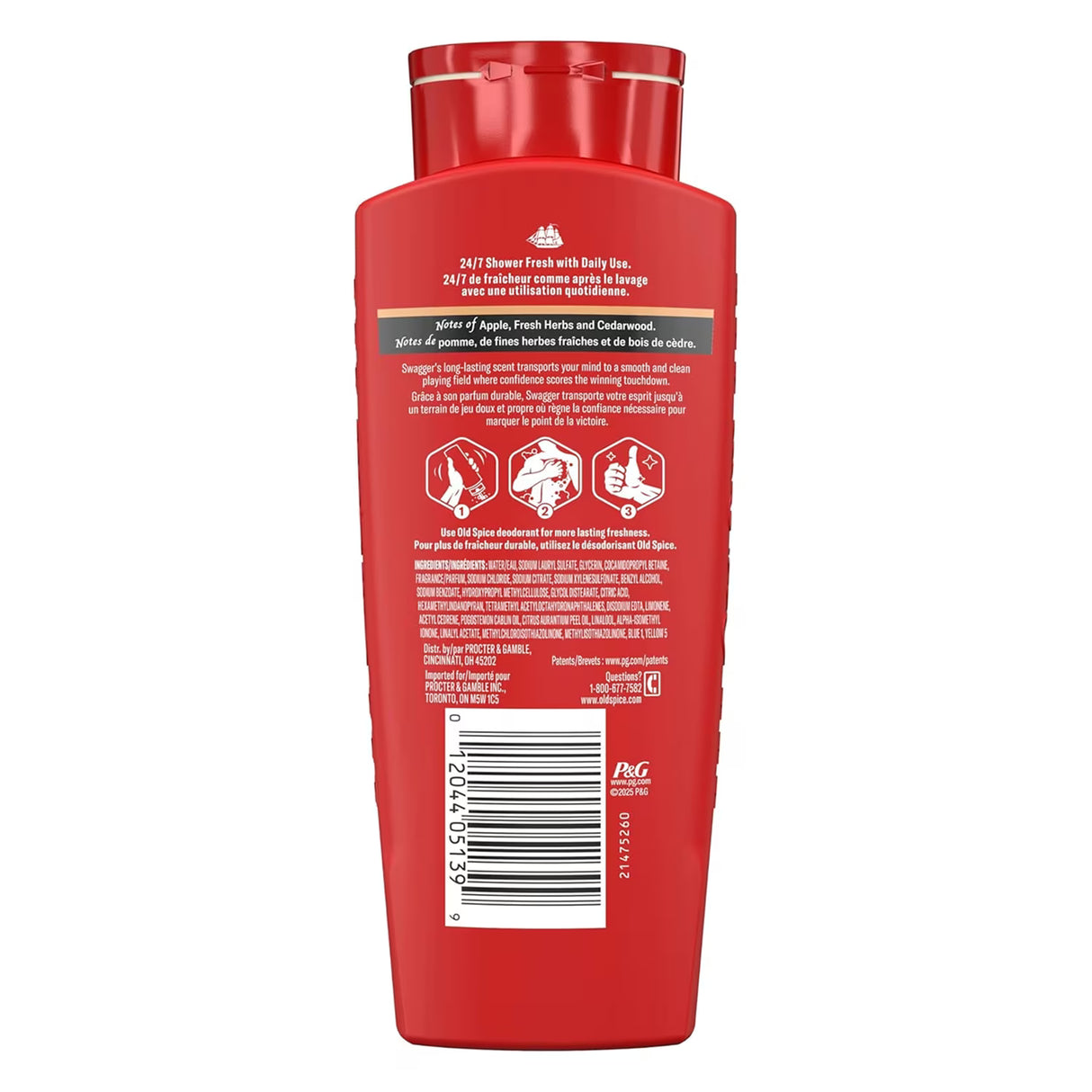 Old Spice Swagger Body Wash - 24 oz - 4 Pack