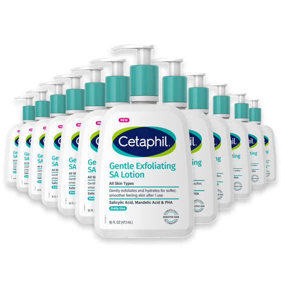 Cetaphil Gentle Exfoliating SA Lotion, 16oz - 12 Pack | Cetaphil - cetaphil